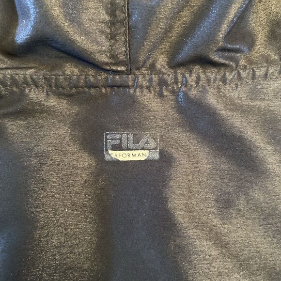 Fila Sport Jacket Women’s Size Large? Windbreaker Full Zip Light Cords Hooded - Picture 12 of 12